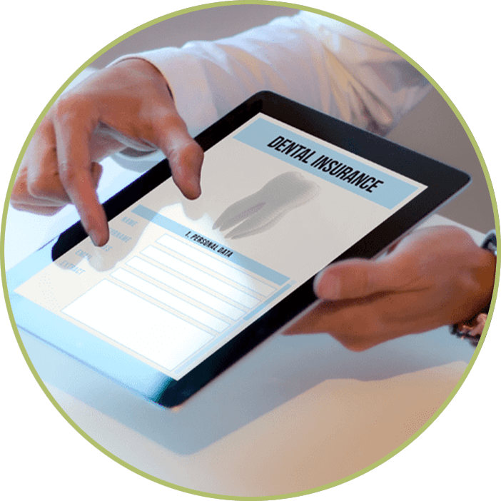 dental insurance being shown