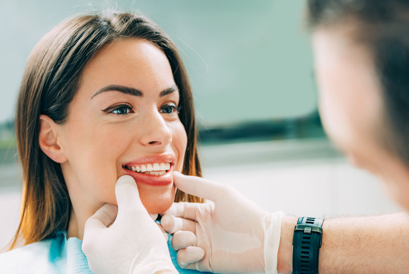 dental patient with dentist