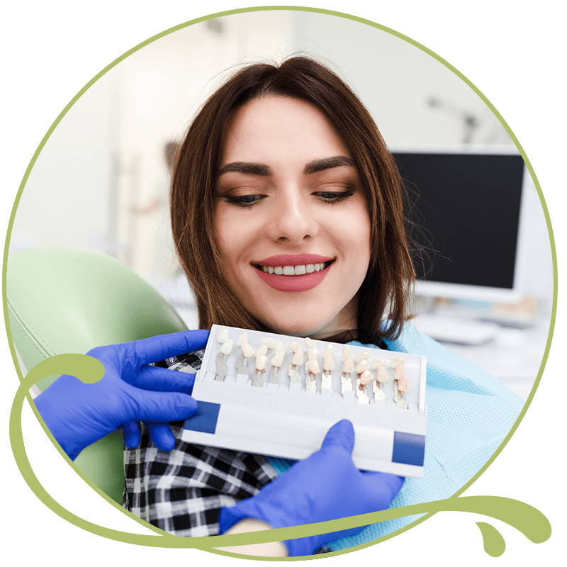 dental veneer patient smiling