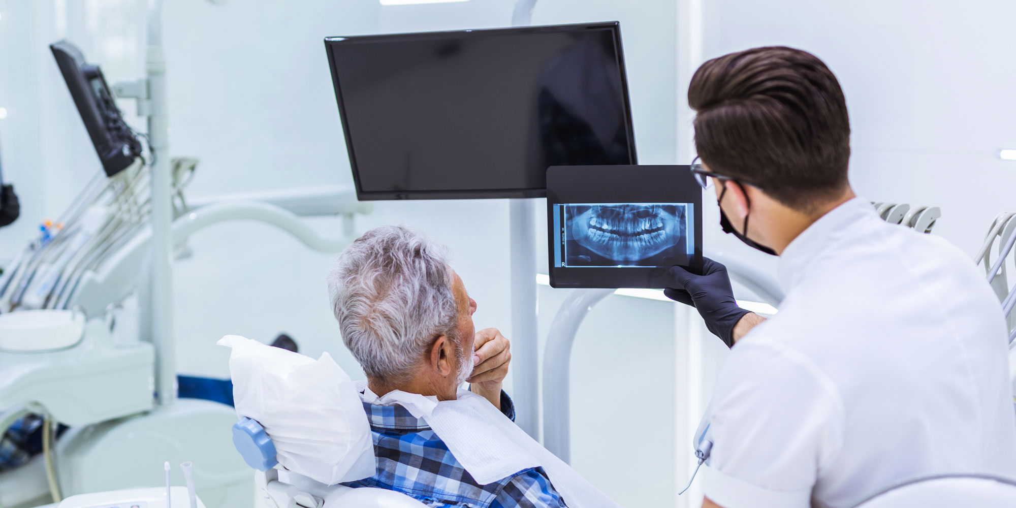 dentist with patient