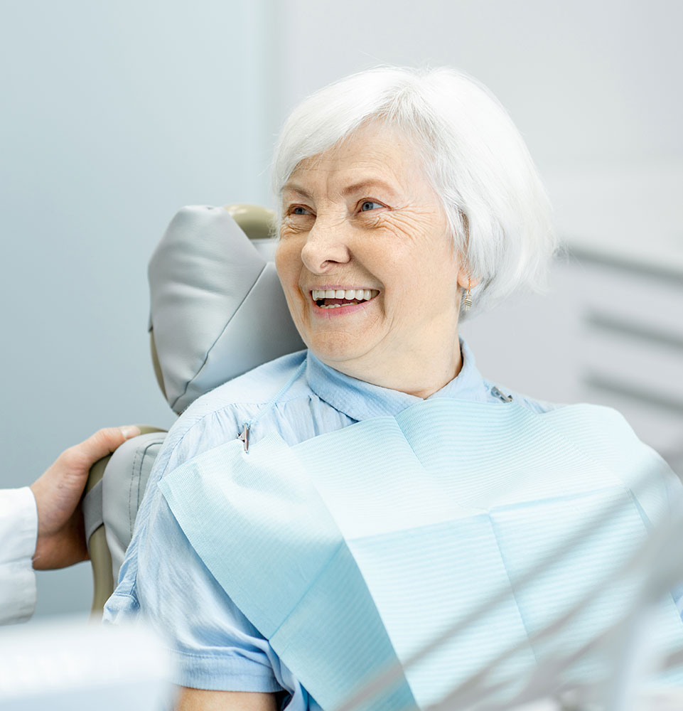 older denture patient